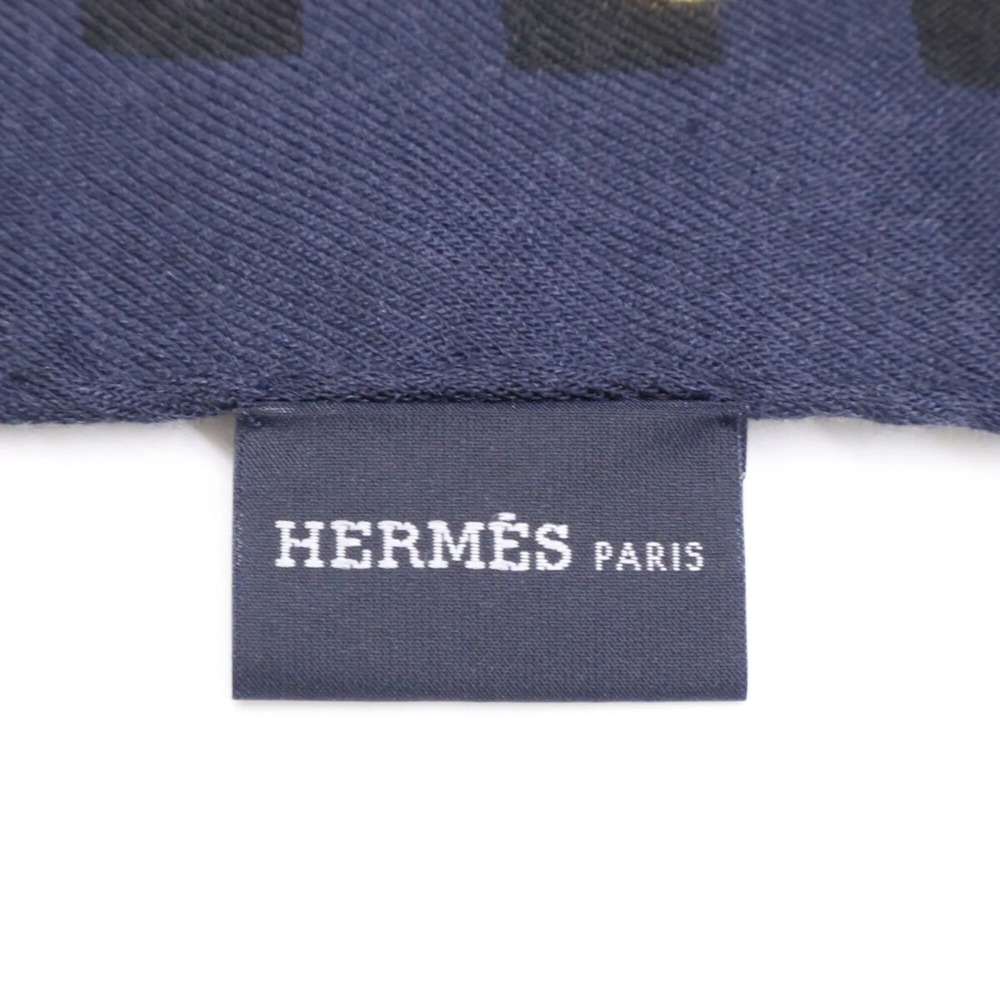 HERMES Yellow Silk Scarf - Picture 5 of 6
